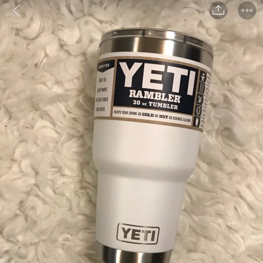 Yeti 30 oz white